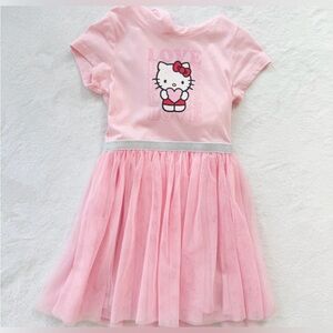 Hello Kitty Pink Tutu Dress w/ Hood | Sanrio | Size 6–6X
